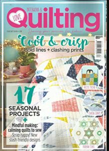 patchwork & love quilting, issue, 2018 no.67 free gifts are not include