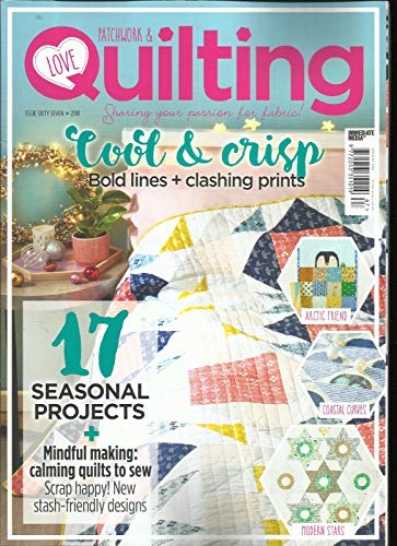 PATCHWORK & LOVE QUILTING, ISSUE, 2018 NO.67 FREE GIFTS ARE NOT INCLUDE