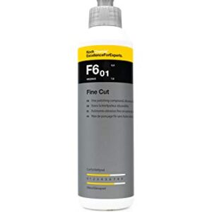 Koch-Chemie - Fine Cut Polishing Compound - Silicone-Oil-Free; Designed for All Paint Types; for Removing Medium to Heavy Defects, Scratches, and Sanding Marks Up to 2500 Grade (250 milliliters)