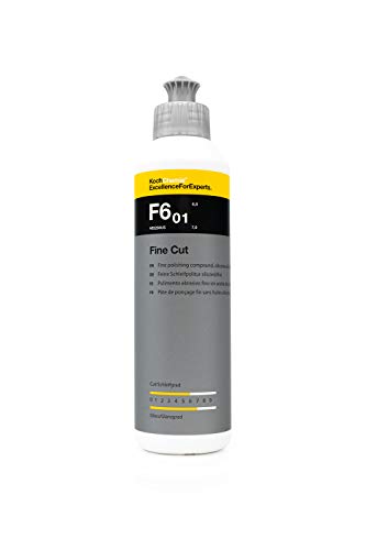 Koch-Chemie - Fine Cut Polishing Compound - Silicone-Oil-Free; Designed for All Paint Types; for Removing Medium to Heavy Defects, Scratches, and Sanding Marks Up to 2500 Grade (250 milliliters)