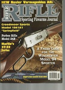 rifle, november, 2012 (sporting firearms journal) new nosler varmageddon ar !