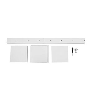 MorNon 7-Tier Shoe Rack，Shoe Storage Tower Modern White Wooden Shoe Shelves for Bedroom Living Room Saving Space (White)