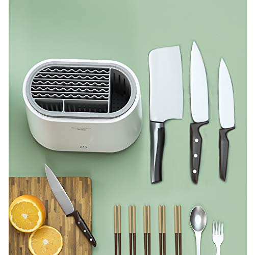 Ultraviolet UV Irradiation， Hot Air Drying, Portable Knife Holder Used for Kitchen, Lamp Beads are Safer, Intelligent Cruise System,A Variety Of Knives, Spoons, Forks And Chopsticks Can Be Placed