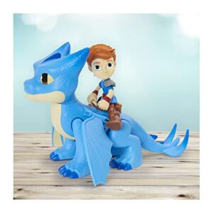 Dreamworks Dragons Rescue Riders, Winger and Dak, Dragon and Viking Figures with Sounds and Phrases