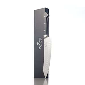 pur-well living chef knife classic 8in professional chefs knife (made with german stainless steel) elite multi-purpose full-size 8-inch chef’s knife