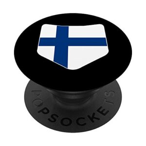 finland flag with printed finnish flag pocket popsockets grip and stand for phones and tablets