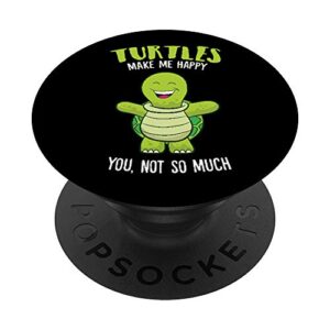 turtles make me happy love turtles popsockets swappable popgrip