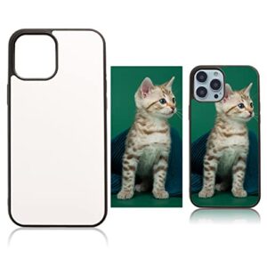g heat-goo 5pcs sublimation phone case for iphone 12 pro max 6.7 inch sublimation blanks printable blank phone cases customized phone covers for diy