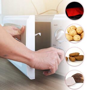 6 Pieces Microwave Potato Bag Reusable Baked Potato Pouch Time-saving Roasted Potato Cooker Bag for Potatoes Yam Corn