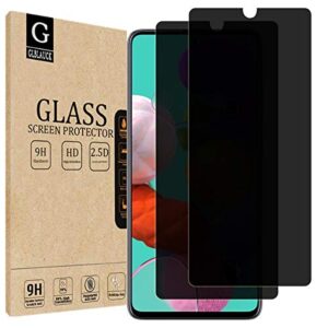 glblauck [2-packs] privacy screen protector for samsung galaxy s20 fe 5g, anti-spy 9h hardness tempered glass screen protectors for samsung galaxy s20 fe (6.5 inch)