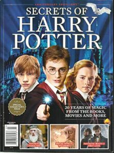 secrets of harry potter magazine anniversary spotlight special collector's issu