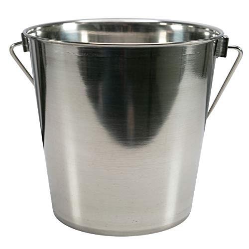 Big Dee's Heavy-Duty Stainless Steel Bucket Pail - 9 Quart