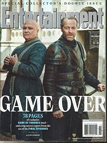 ENTERTAINMENT WEEKLY MAGAZINE, GAME OVER MARCH,15th /22nd 2019 COVER 12 OF 16