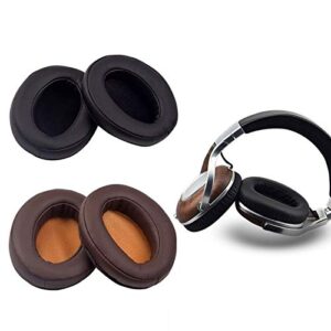 Ear Pads, 1Pair Faux Leather Earpads Soft Ear Cover for Denon AH-MM400 Earphones - (Color: Black)