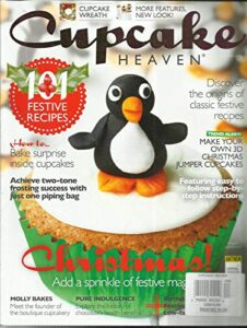 cupcakes heaven magazine, 101 festive recipes winter, 2015 (condition like new