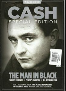 vintage rock present cash magazine, the man in black special edition, 2017
