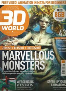 3d world magazine, september 2017, issue 224 (video missing) ~