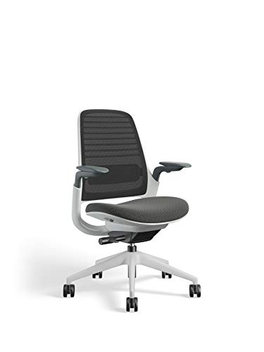 Steelcase Series 1 Office Chair, Hard Floor Casters, Graphite