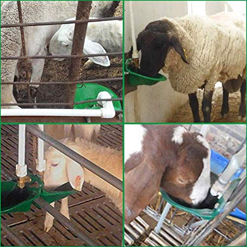 Plastic Sheep Waterer Bowl,Automatic Animals Drinking Water Bowl Dispenser for Goat,Sheep, Pig