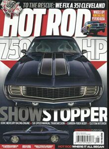 hot rod magazine, show stopper * dohc mercury racing engine, may, 2020