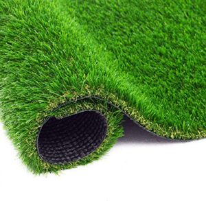 zgr artificial garden grass 3 ft x 4 ft premium lawn turf, realistic fake grass, synthetic turf, thick pet turf, fake faux grass rug with drainage holes indoor/outdoor landscape customized available