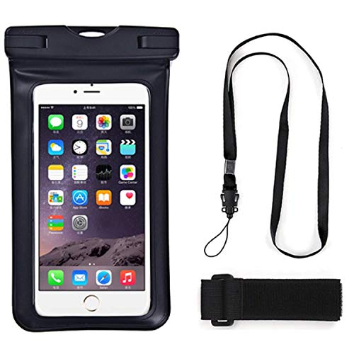 Universal Waterproof Underwater Cell Phone Dry Bag Pouch Case with Lanyard Armband for iPhone 13, 13 Pro, 13 Pro Max, 13 Mini, for Samsung Galaxy S22 Ultra 5G, S22+ 5G, S22 5G, S21 FE 5G, A13 5G