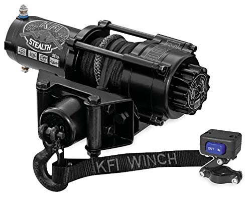 KFI SE25 2500lb Stealth Winch & 102175 Winch Mount kit Compatible/Replacement for 2020-2021 Honda Foreman Rubicon TRX520 (ALL MODELS)