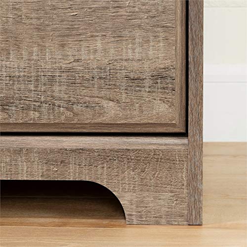 South Shore Versa 2-Drawer File Cabinet, Weathered Oak