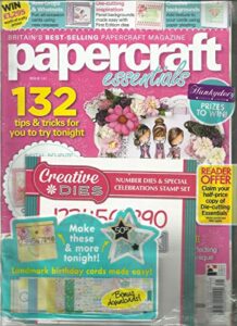 paper craft essentials magazine, issue 141 (all 3 free gifts included)