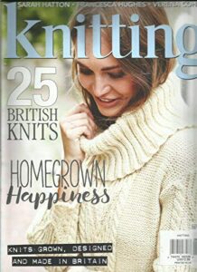 knitting magazine, 25 british knits homegrown september, 2018 issue # 184