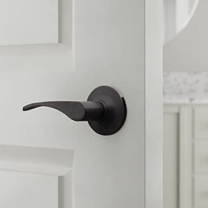 Amazon Basics Victor Dummy Door Lever - Left-handed Lever, Oil Rubbed Bronze