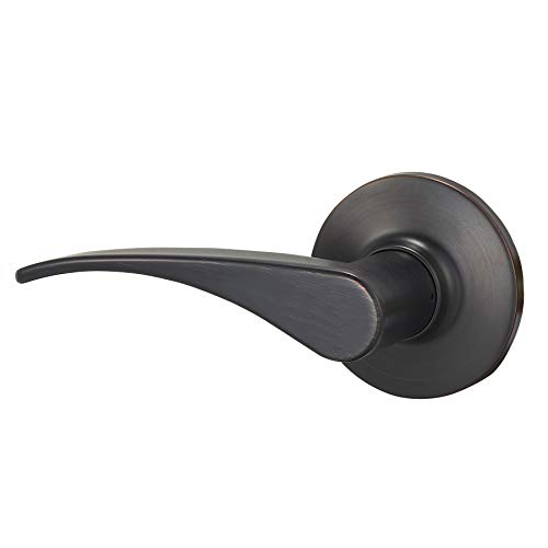 Amazon Basics Victor Dummy Door Lever - Left-handed Lever, Oil Rubbed Bronze