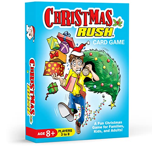 Arizona GameCo Christmas Rush Card Game - a Fun Christmas Game for Families, Kids and Adults – a Great Gift Idea, Party Game or Stocking Stuffer – Ages 8 and Up