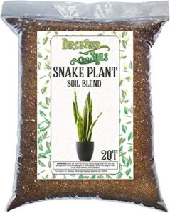 snake plant soil mix, specially formulated for sansevieria trifascatia zeylanica plants, 2 quarts
