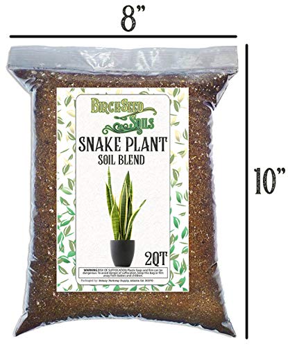 Snake Plant Soil Mix, Specially Formulated for Sansevieria Trifascatia Zeylanica Plants, 2 Quarts