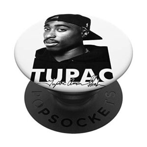 tupac photo popsockets popgrip: swappable grip for phones & tablets