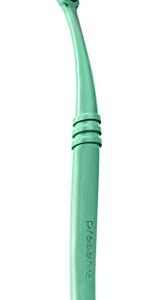 Preserve Ocean Plastic Initiative (POPI) Adult Toothbrush, Made in USA from Recycled Ocean Plastic, Neptune Green, Soft, 6 Count