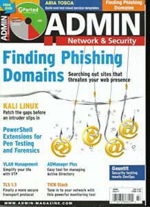 admin network & security magazine, issue, 2019 issue, 47 free dvd included
