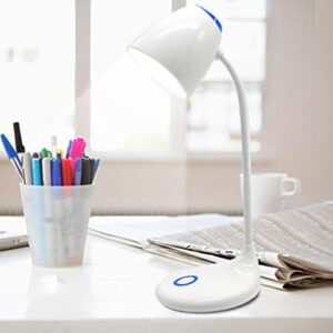 Eye-Caring LED Eye Protection Desk Lamp Energy-saving Rotating Folding Button Dimming Table Lamp for Students To Learn and Write Office lamp (Color : Yellow)