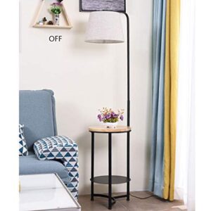 Floor lamp Nordic Modern Fashion Coffee Table Floor Lights E27 LED Iron Bracket Floor Lamps For Living Room Bedroom Study Hotel Room Floor Light (Color : Black)