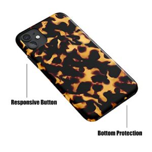 uCOLOR Case Compatible with iPhone 11 6.1 inch Protective Case Tortoise Shell Slim Soft TPU Silicone Shockproof Cover Compatible iPhone 11 6.1 inch 2019 Release