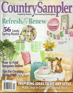 country sampler, magazine, refresh & renew march, 2020 vol.37 issue no.2