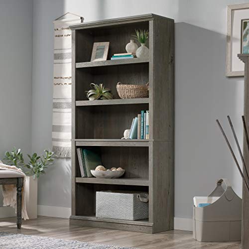 Sauder 5 Shelf Bookcase, Mystic Oak Finish