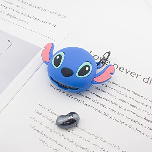 Fit Designed for Samsung Galaxy Buds2 Pro (2022) /Galaxy Buds 2 (2021) /Galaxy Buds Live (2020) /Galaxy Buds Pro (2021), Suublg Silicone Charging Case Protection Cover with Keychain