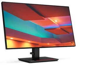 lenovo thinkvision p27h-20 27" wqhd wled lcd monitor - 16:9 - raven black - 27" class - in-plane switching (ips) technology - 2560 x 1440-16.7 million colors - 350 nit typical - 4 ms extre