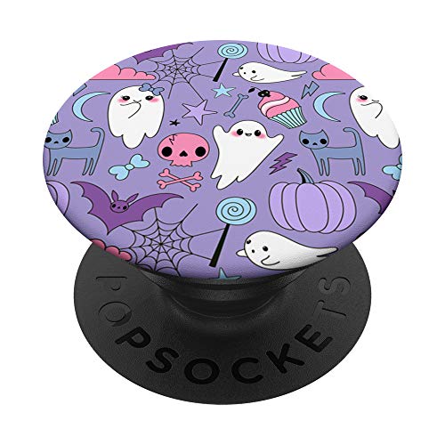 Pastel Goth Halloween Witchy Magical Spiritual Kawaii Ghost PopSockets Swappable PopGrip