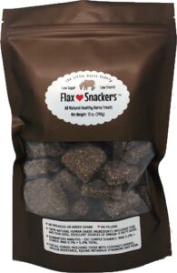 the little horse bakery flax snackers low sugar, low starch healthy horse treats 12 oz.