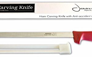 Ham Serrano Kit: Ham Stand Jamonprive with Non-slip Pads + Ham Carving Knife + Ham Cover Black + Ham Tongs