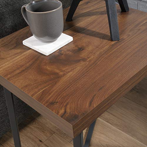 Sauder Canton Lane Side Table, L: 15.55" x W: 19.45" x H: 23.62", Grand Walnut Finish