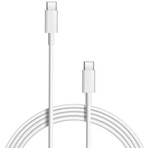 macbook pro charging cable, 100w replacement usb-c to type-c fast charger cord compatible with macbook pro 16 inch 15 inch macbook air 13 inch ipad pro 3a fast charging (100w usb-c)